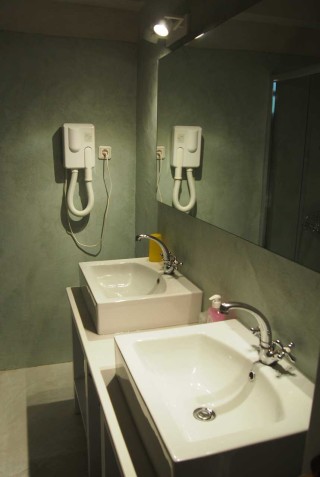 family suite enetiko resort bathroom